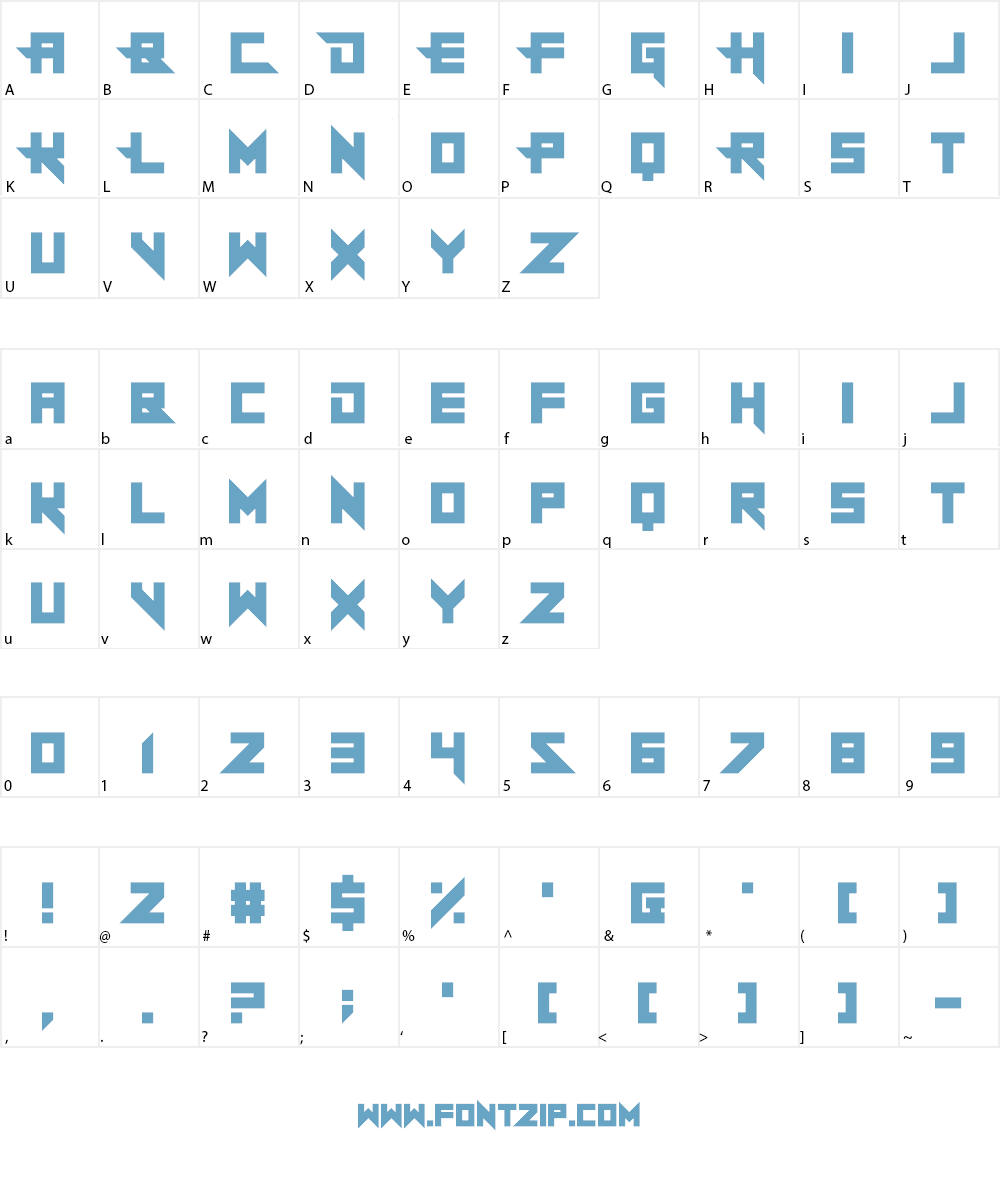 Sheeping Dogs Font Character